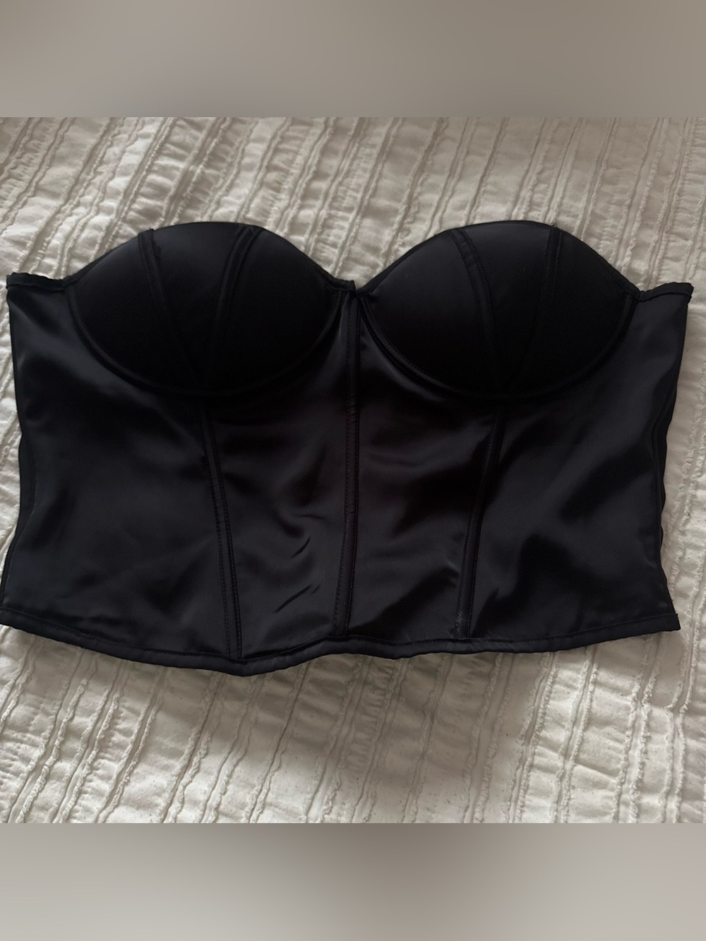 Black Cropped Corset